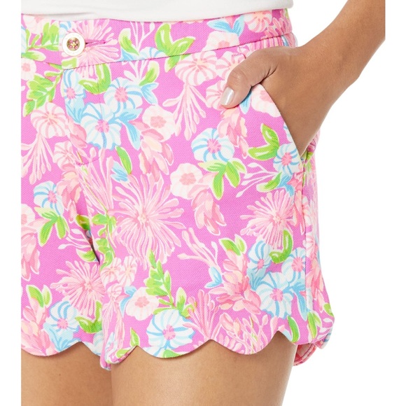 NWT Lilly Pulitzer 5”Buttercup Knit Shorts. Color:Amethyst Moms The World.Size 0 - Picture 4 of 8